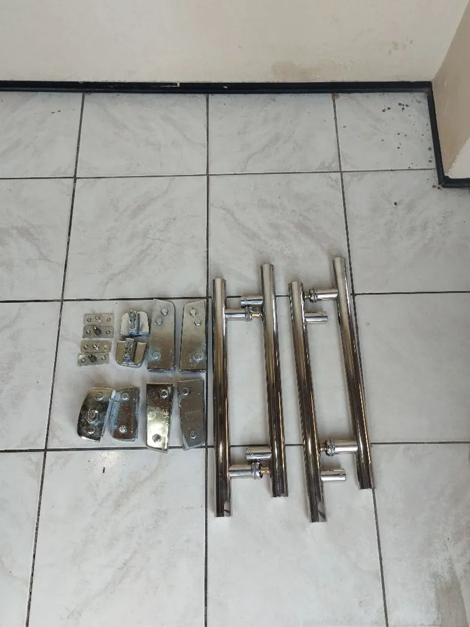 Kit de instalação de porta de vidro - Foto 5