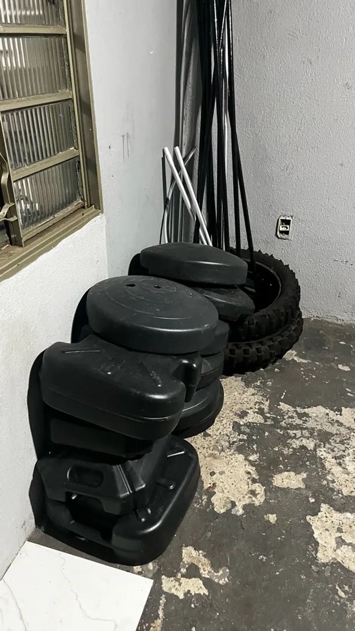 Suporte para Bandeira de Estacionamento com Base e Haste - Foto 3