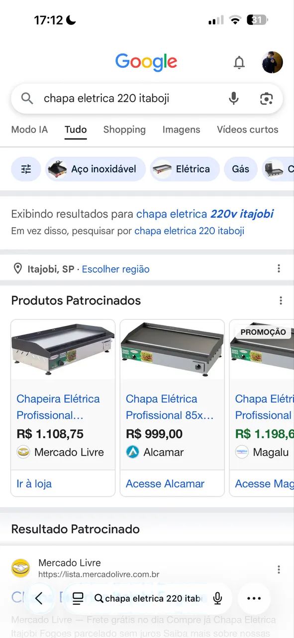 CHAPA ELÉTRICA 220V ITABAJI - Foto 4