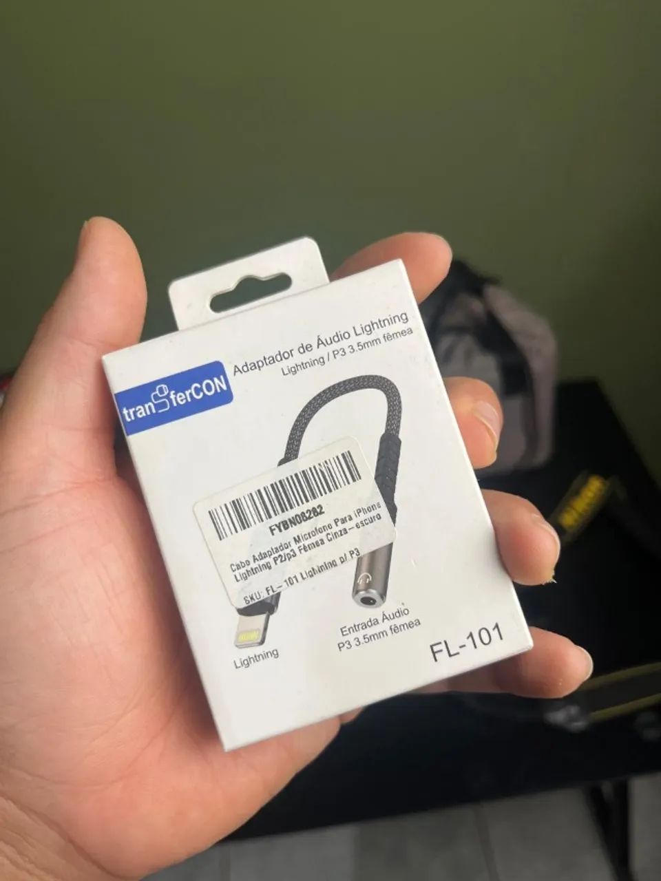 Adaptador Lightning para Fone/Microfone - Foto 3