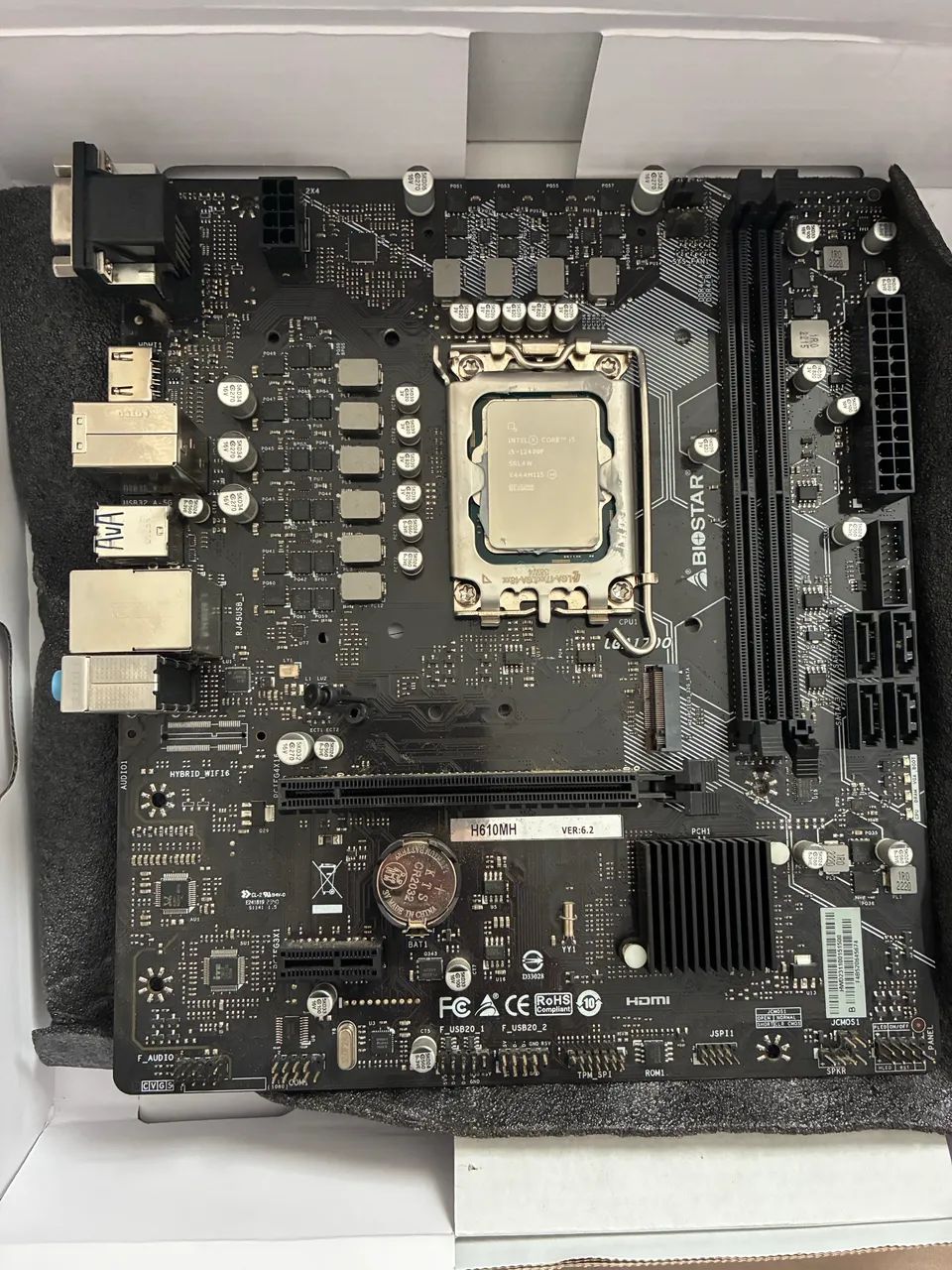 i5 12400f + h610m kit upgrade