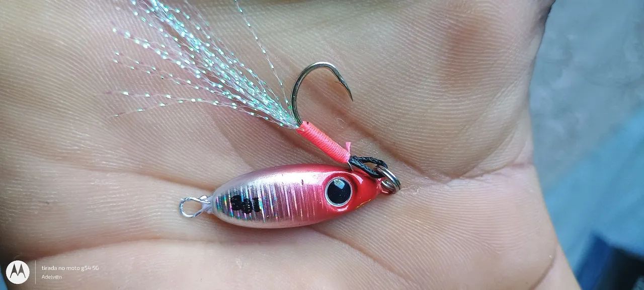  Pesca micro jigs , jig head e suporte hook - Foto 5