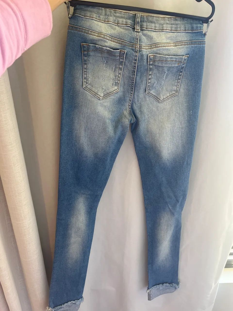 Calça jeans cintura baixa. - Foto 2