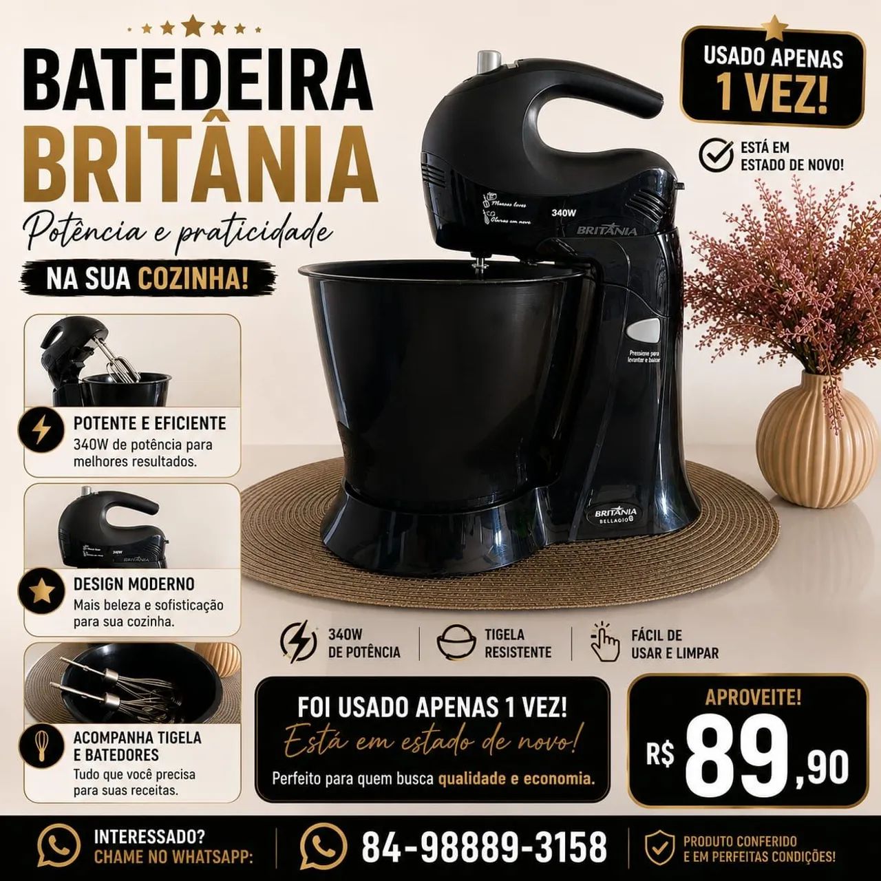 Batedeira Britânia 