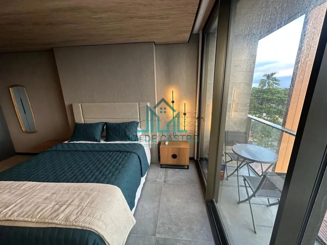 Apartamento Studio Novo todo Mobiliado, Varanda e Vista com 30m² no Edifício New Time na P - Foto 5