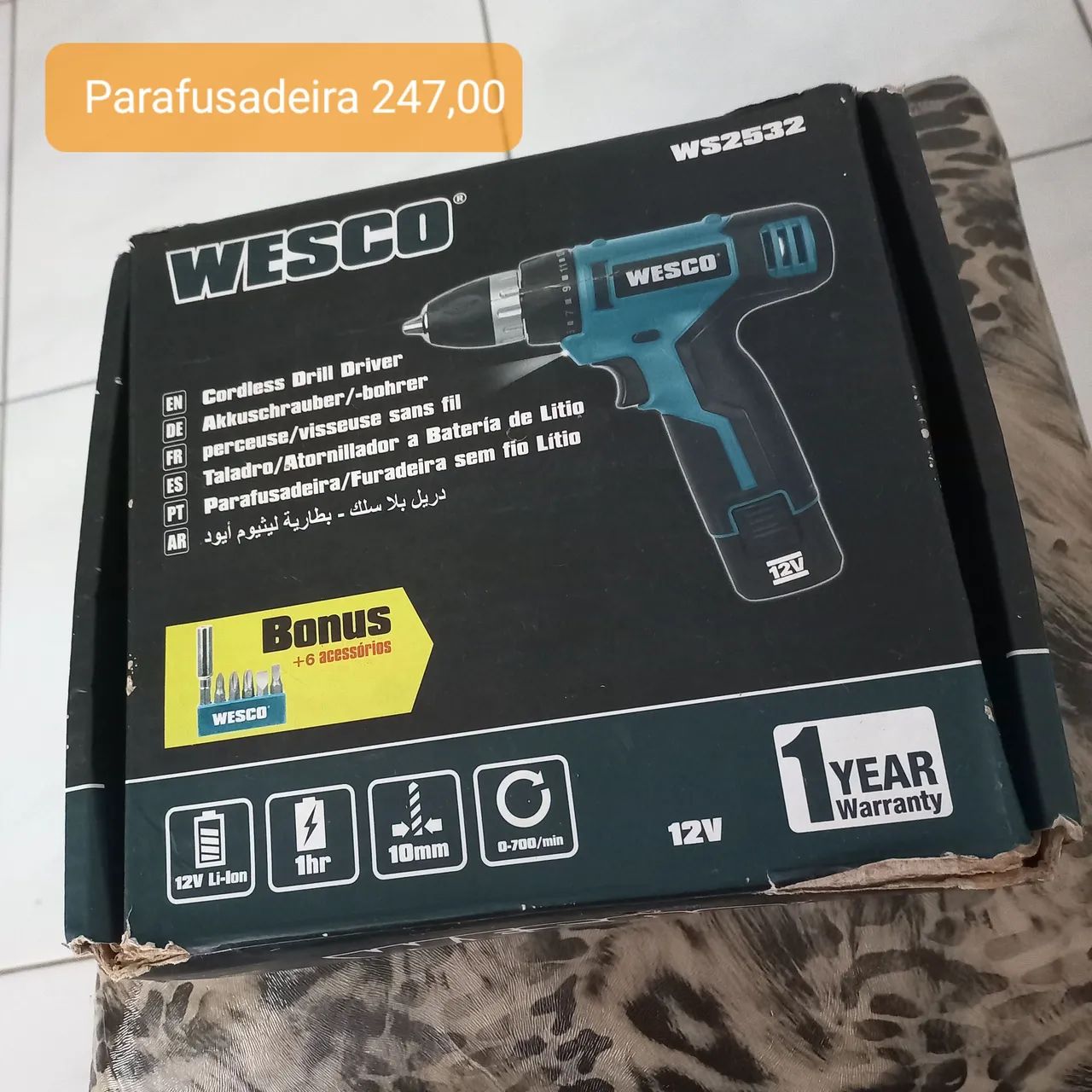 Parafusadeira Wesco
