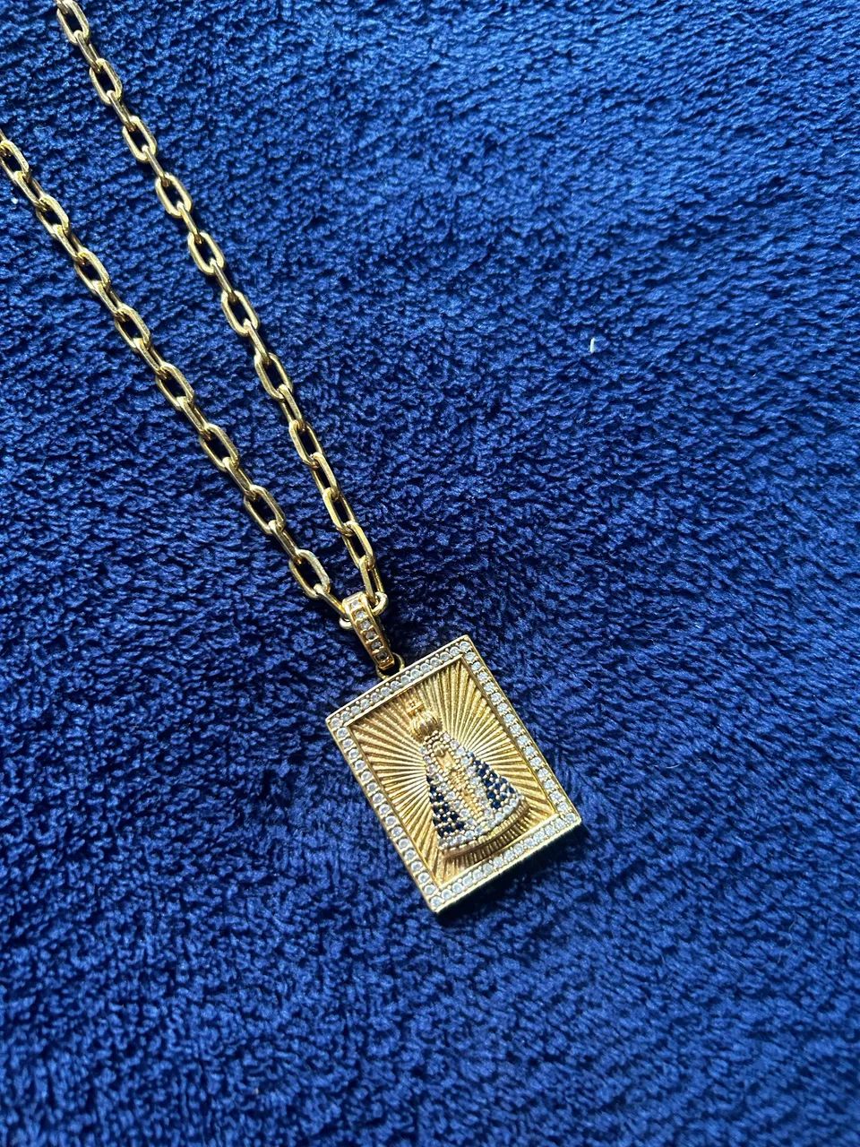 Corrente banhada a ouro 18k