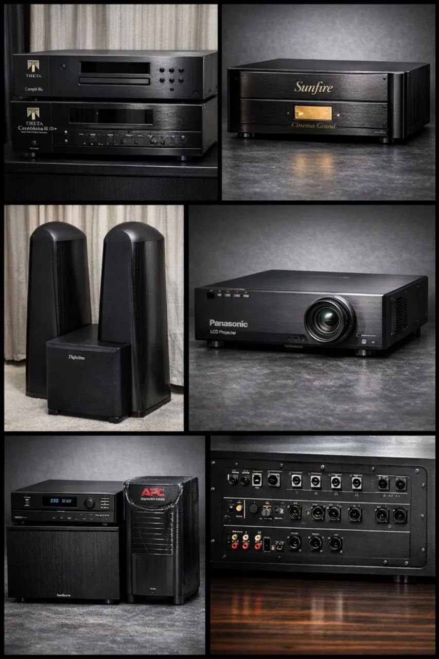 ? Home Cinema High-End Completo - Theta / Thiel / Sunfire / Panasonic