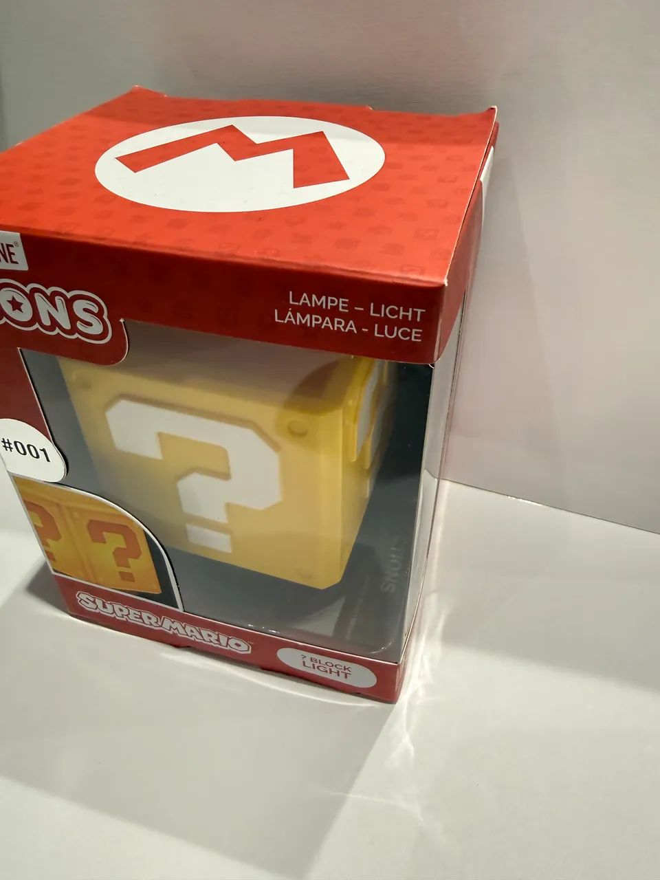 (? Block): Luminária Bloco de Interrogação Super Mario Paladone - Icon Light - Foto 3
