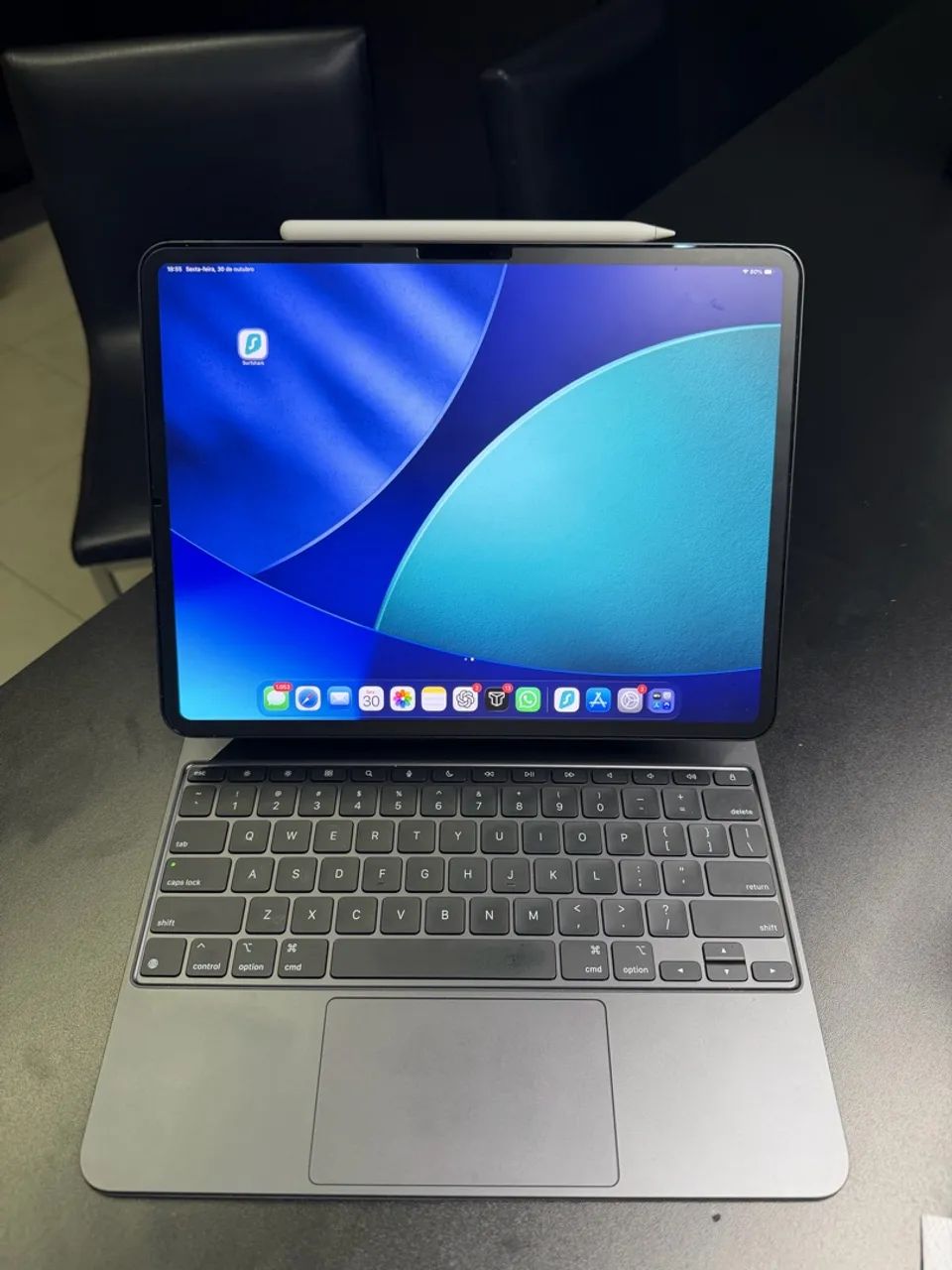 iPad Pro M4 256GB + Capa + Apple Pencil