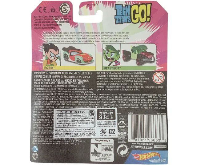 Hot Wheels Tenn Titan Go Beast Boy  - Foto 5