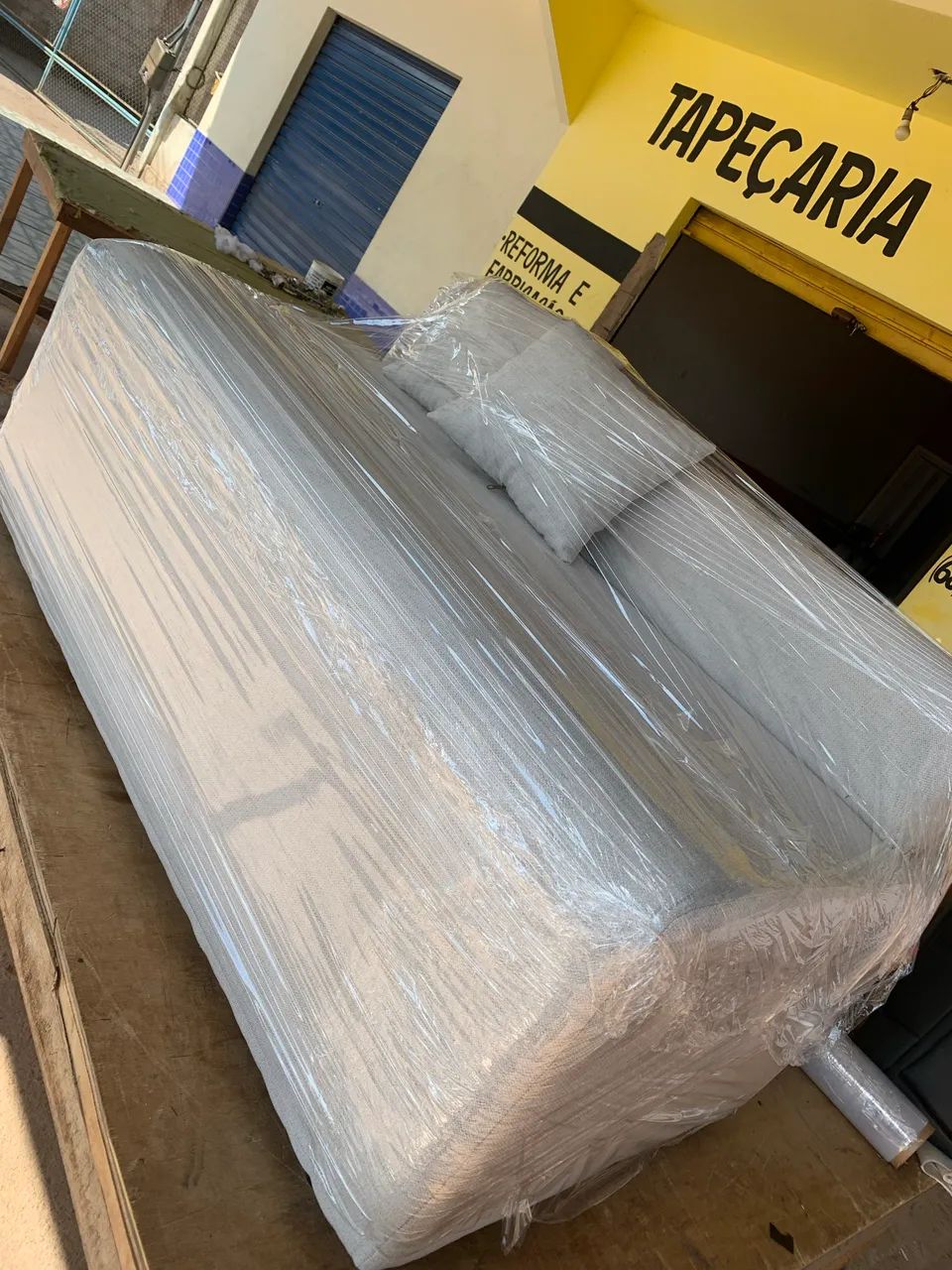 VENDO SOFÁ ORGÂNICO NO LINHO ESPUMA D28 soft 1200 - Foto 3
