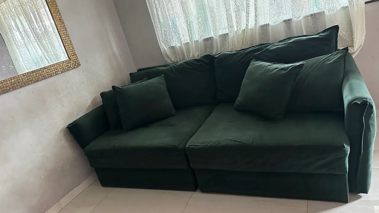 Sofá cama em ótimo estado, com molas e espuma D33 - Foto 2