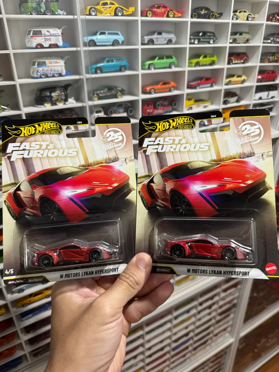 Pack 5 Hot Wheels Velozes E Furiosos Fast & Furious - Mattel