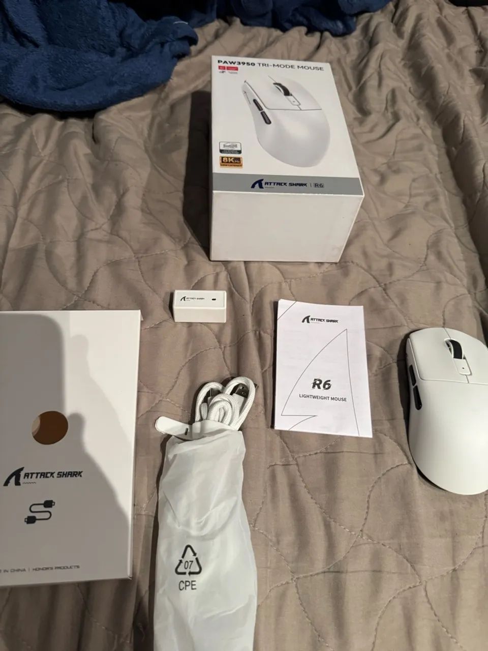 Attack shark r6 , 8k perfeito estado  - Foto 3