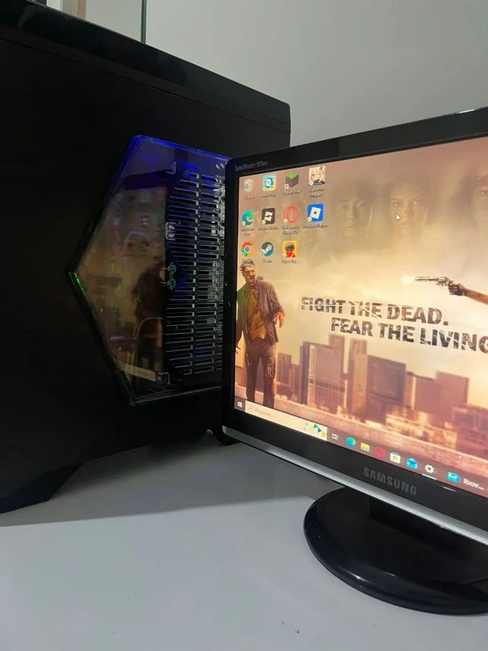 PC gamer completo com munitor,teclado e mouse