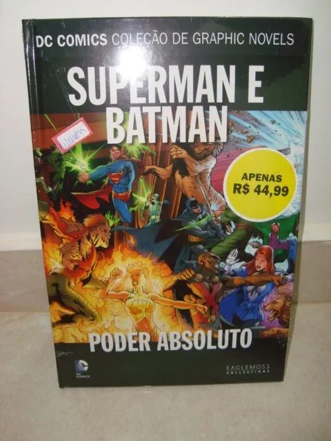BATMAN E SUPERMAN PODER ABSOLUTO DC COMICS EAGLEMOSS