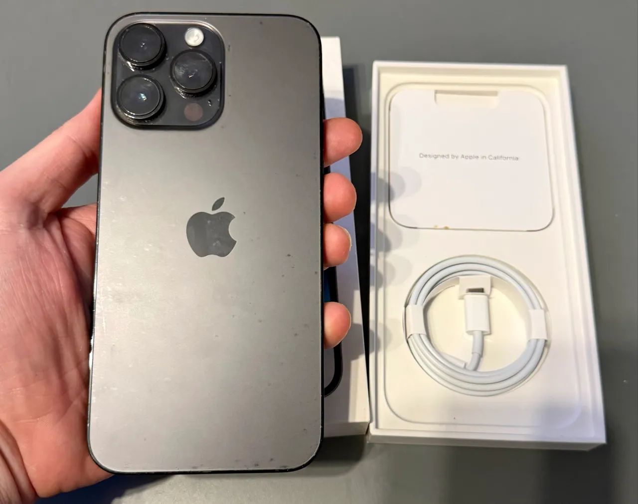 iPhone 14 Pro Max 256GB - Preto Espacial  - Foto 3