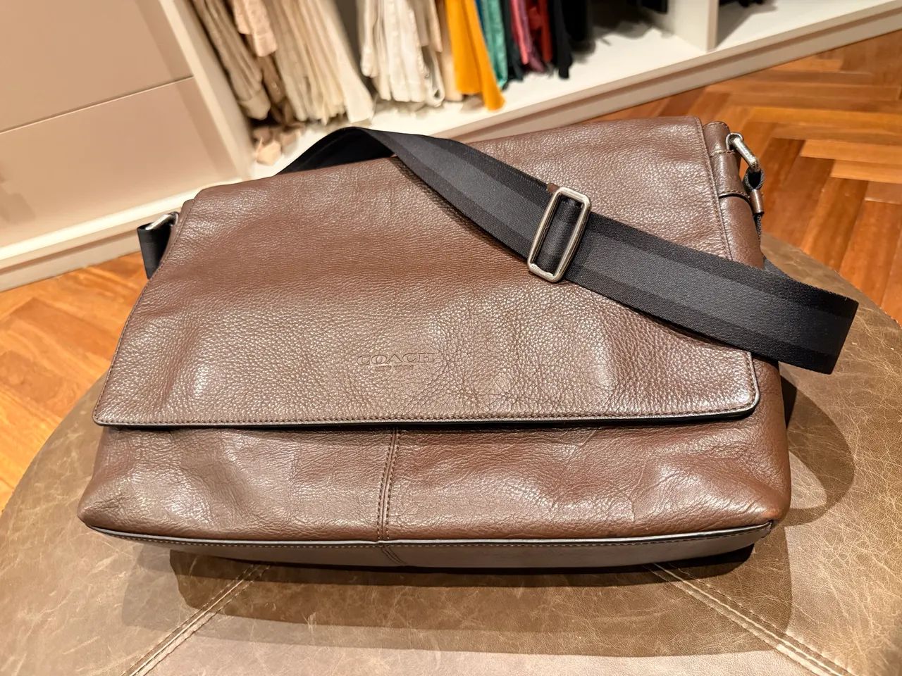 Coach - Bolsa em couro 