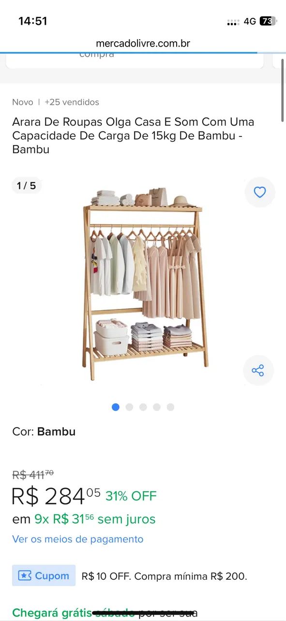 Arara de bambu