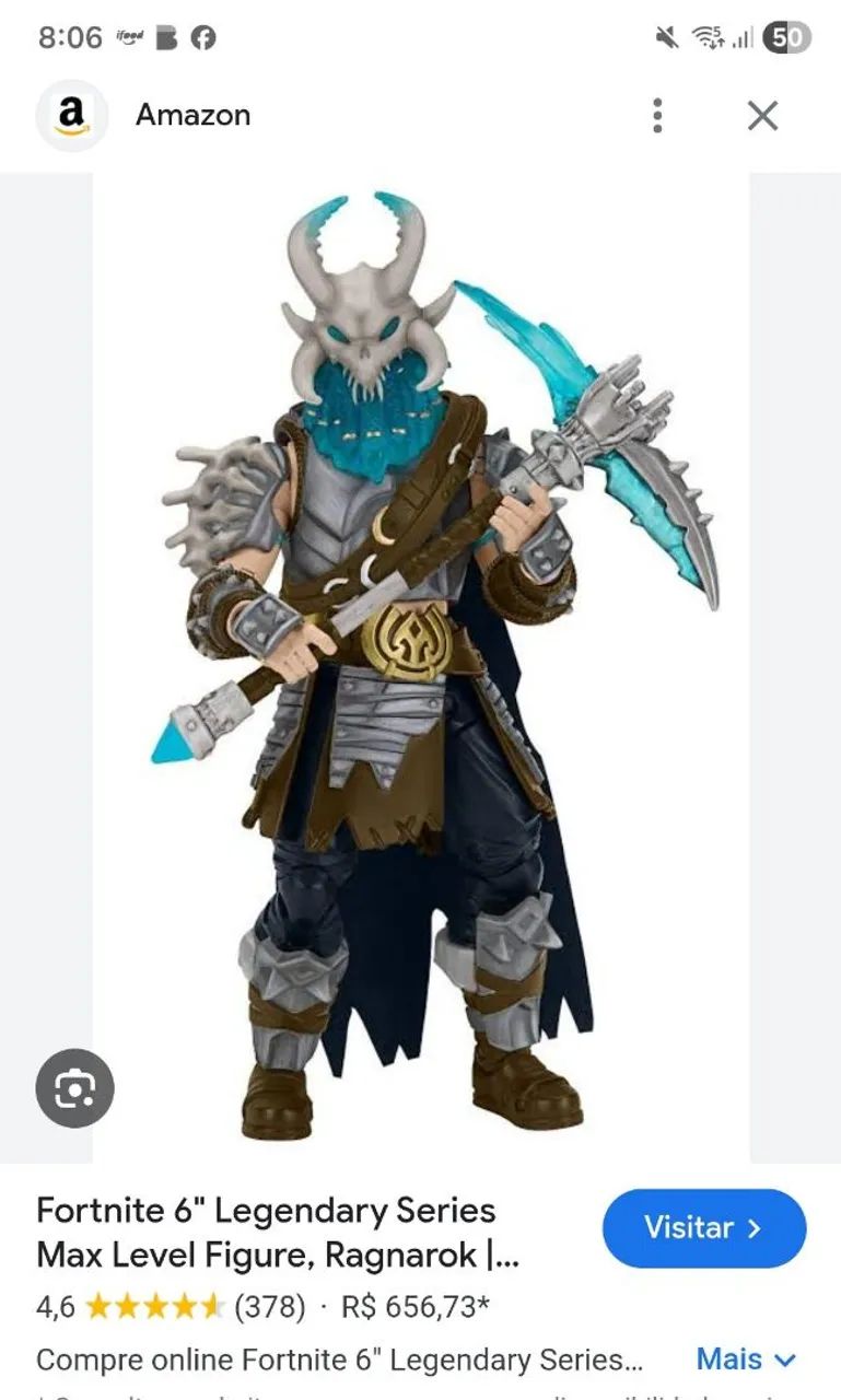 FIGURA COLEÇÃO FORTNITE RAGNAROK 