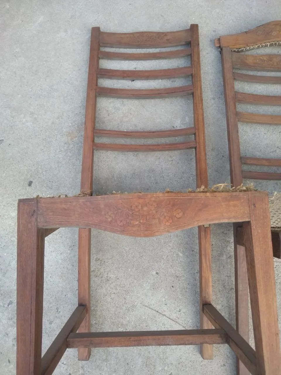 Par de Cadeiras Floreal Assento Encosto Antigus  - Foto 2