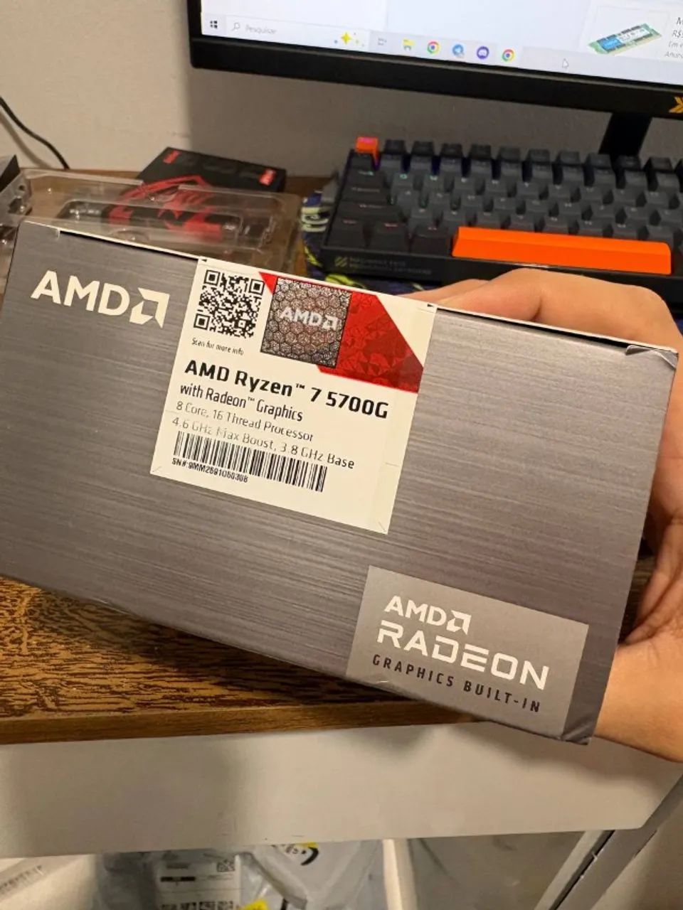 Processador AMD Ryzen 7 5700G Box - Foto 2