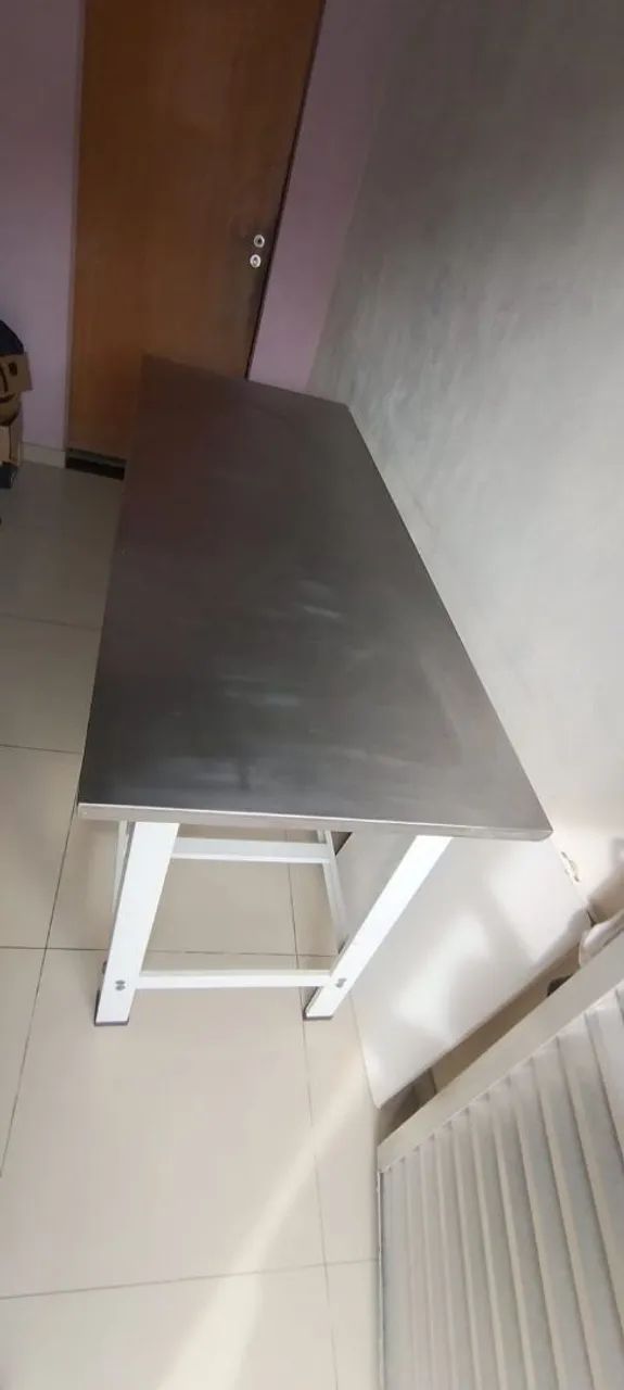 Mesa de produção inox - Foto 2