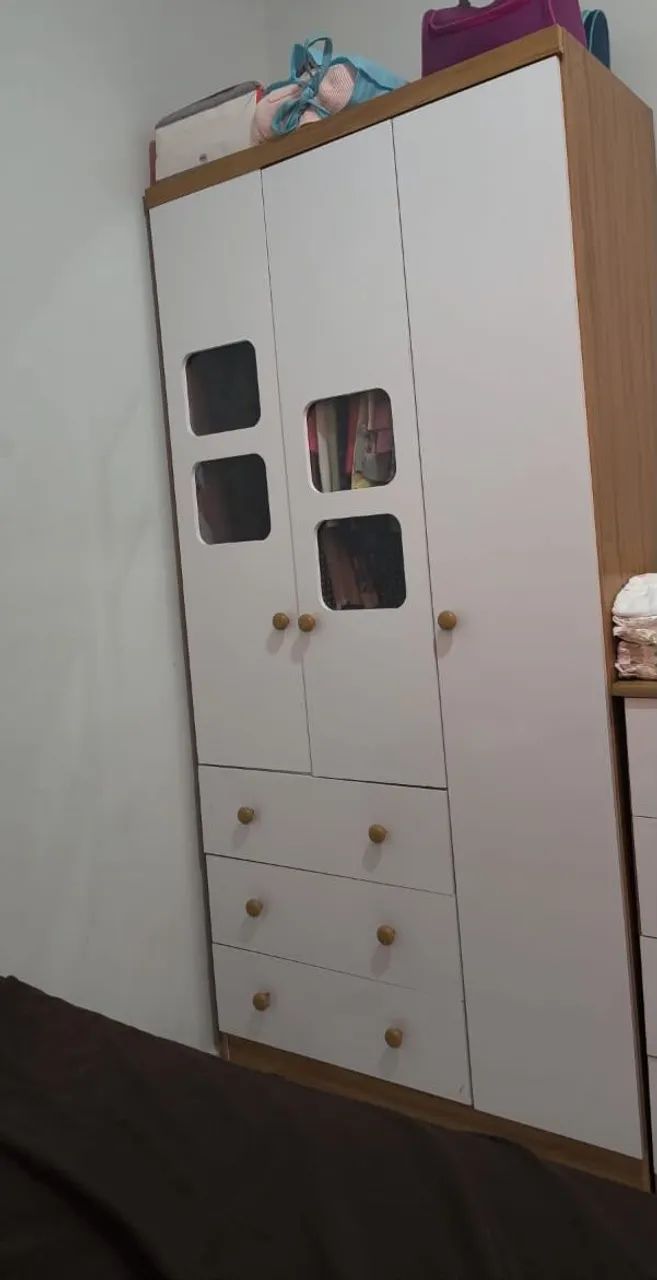 Guarda roupas e cômoda infantil  - Foto 2