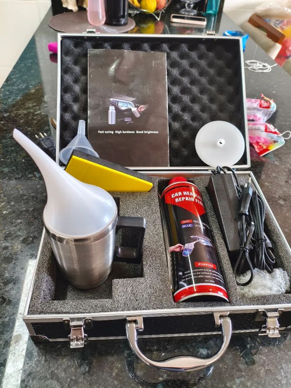 Kit revitalizandor de faróis 