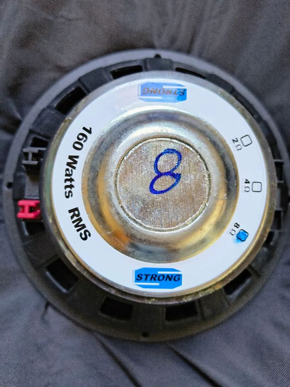 Alto Falante Woofer 8 Polegadas Sturdy 8 Ohms - Foto 3