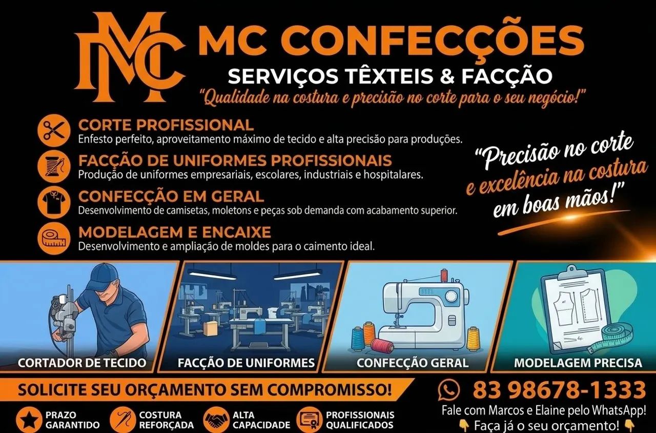 Serviços de cortes de uniformes e confecção  - Foto 2