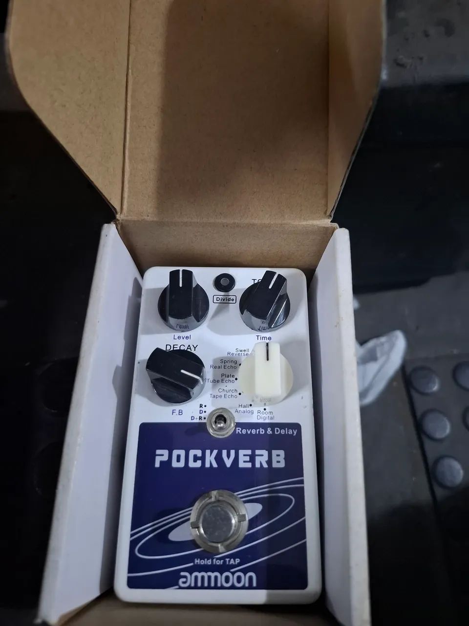 Pedal Pockverb Amon Delay e Reverb 14 tipos - Foto 3