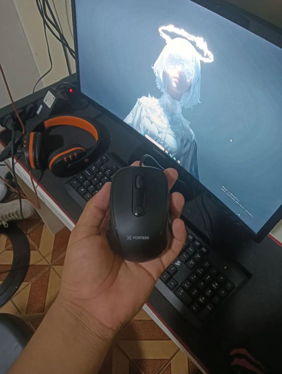 Teclado e mouse de escritório  - Foto 2