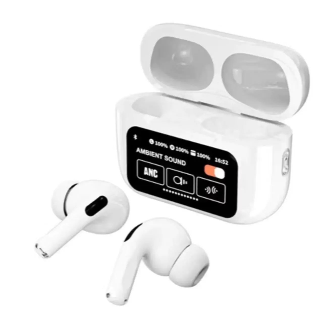 Fone de ouvido com visor de alta qualidade. 
