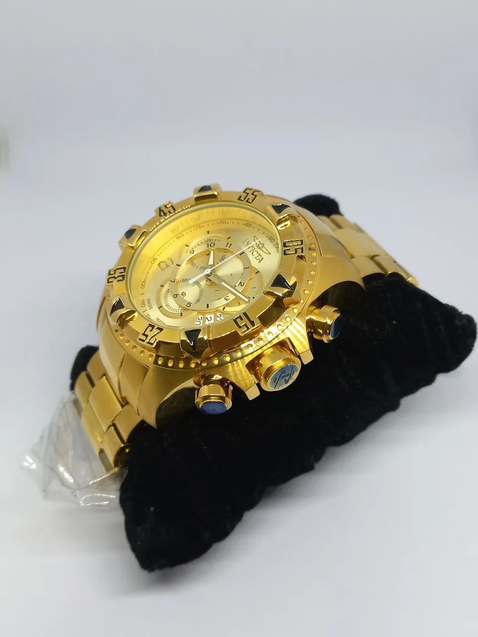 Relogio Invicta Dourado Novo - Foto 3