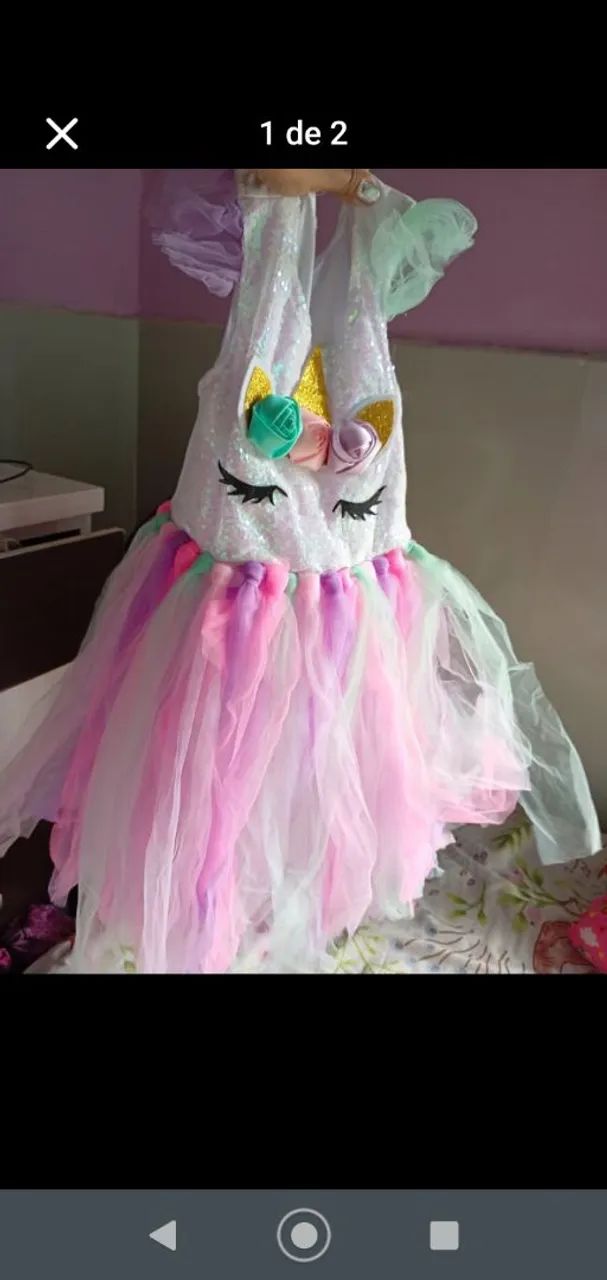 Vestido de unicórnio  - Foto 2