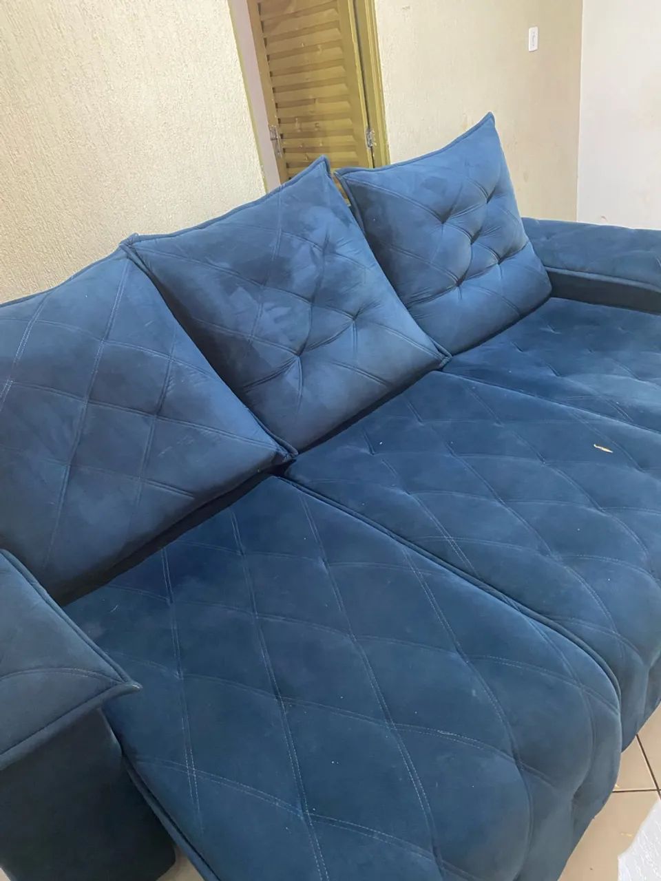 Sofá 3 lugares 2,80 Retrátil e Reclinável 
