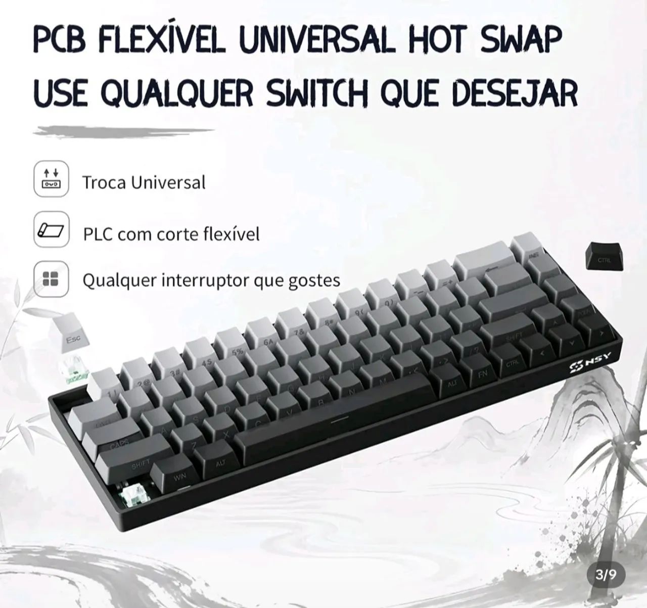 teclado gamer Nk68  - Foto 3