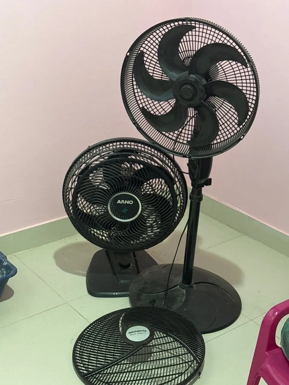 Vendo 2ventiladores não funcionam 