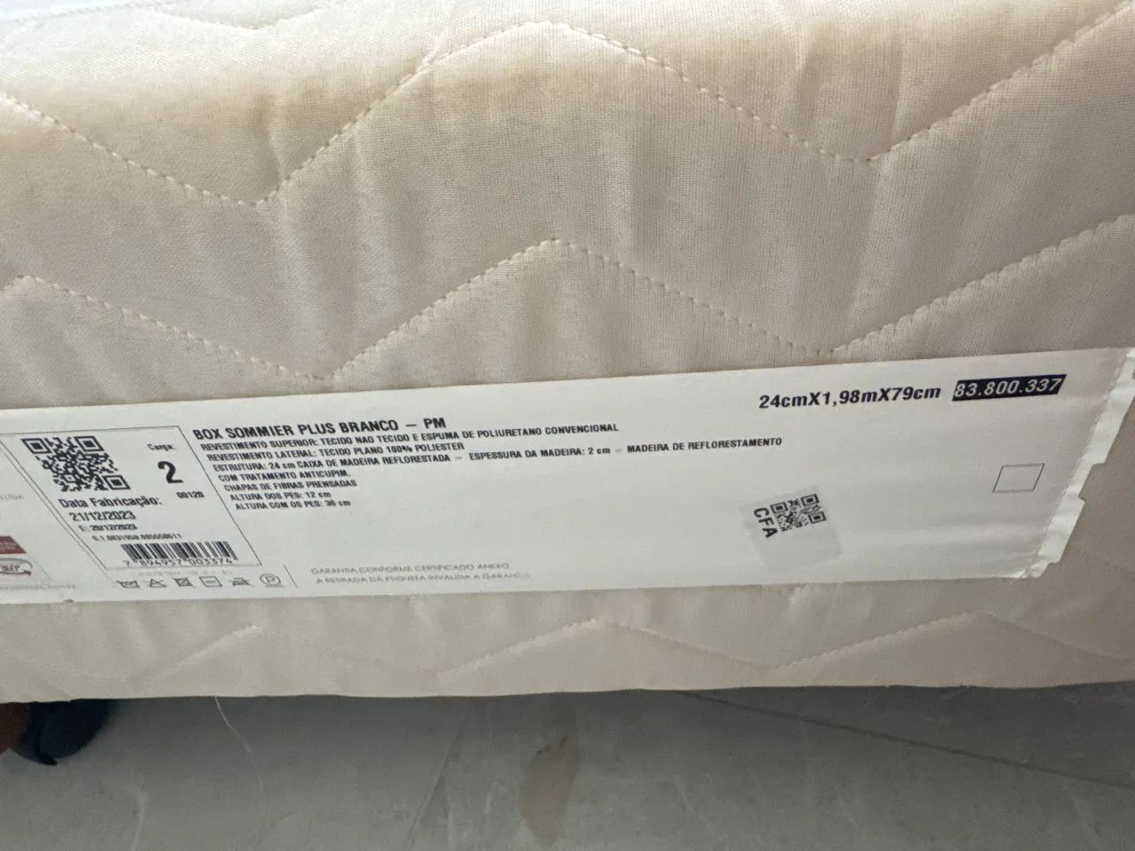 Base cama box orthocrin
