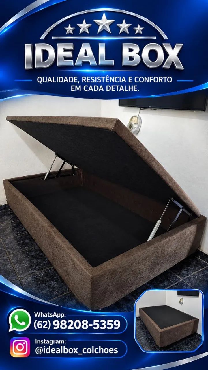 <br>? Box Baú Solteirão ? Mais Espaço e Conforto