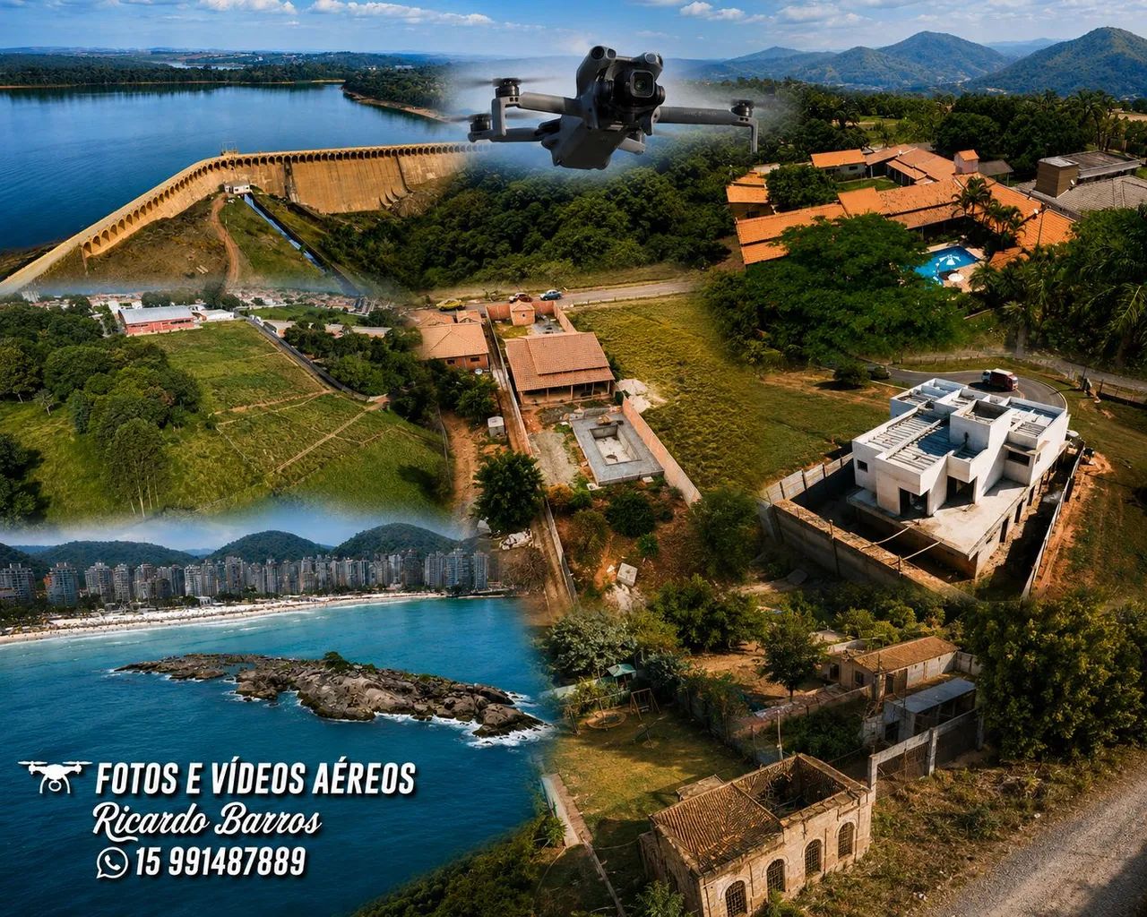 Fotos e vídeos com Drone Profissional - Foto 2