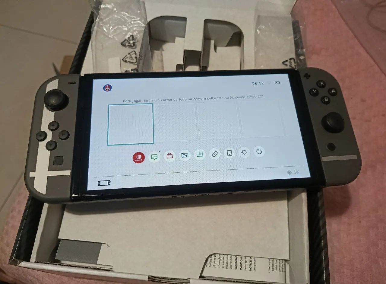Nintendo switch Oled Super smash Bros Edition Novo Vendo ou troco