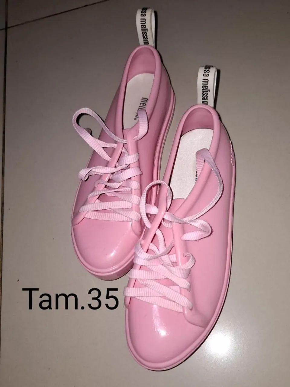 SAPATO MELISSA ROSA TAM. 35