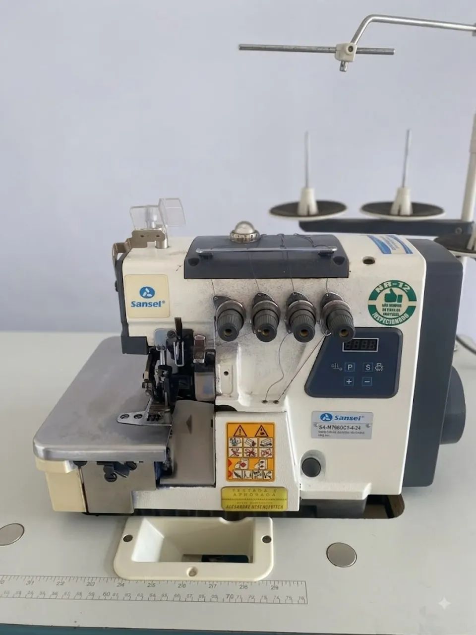 Máquina de costura industrial SANSEI Eletrônica é impecável  - Foto 3