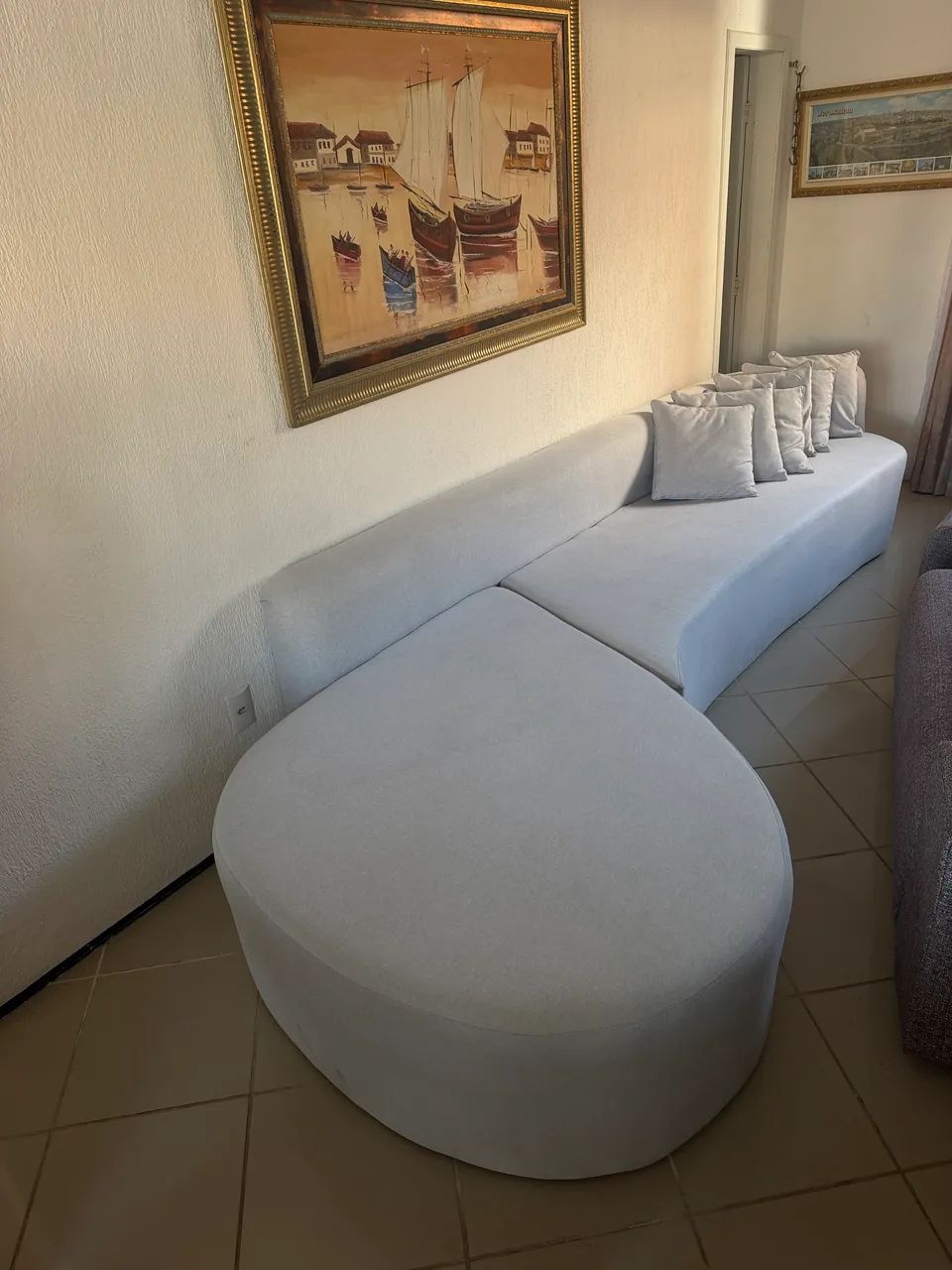 Sofá orgânico grande 