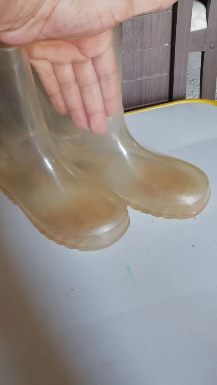 Bota galocha puket 30/31 com led  - Foto 2