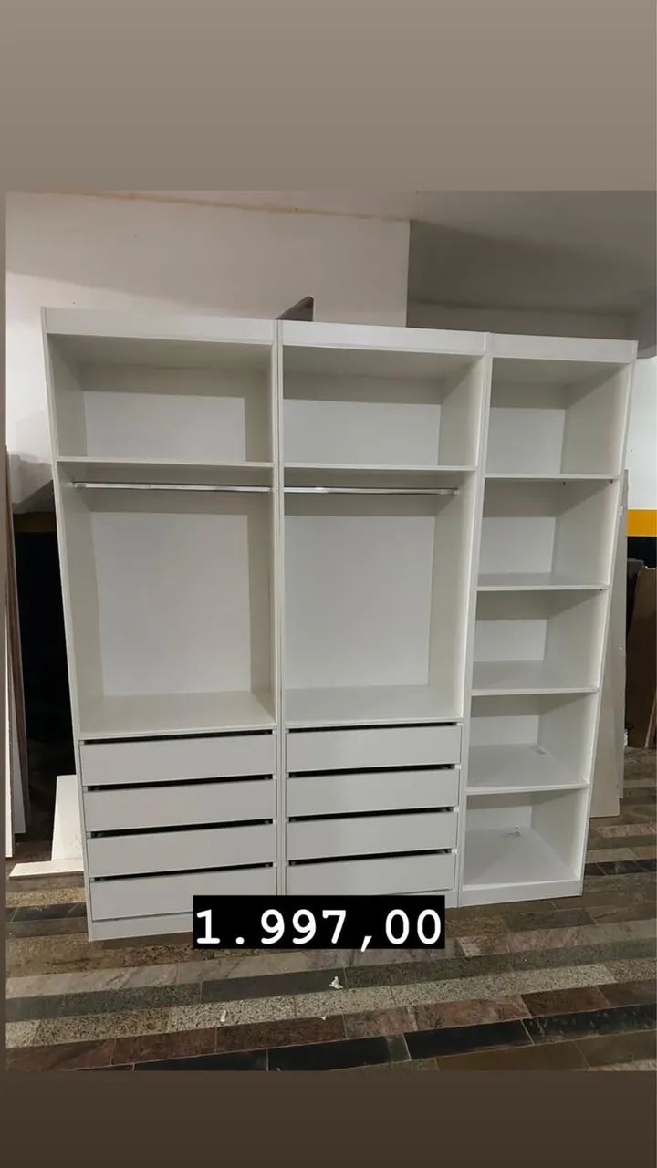 Closet modulado a pronta entrega 