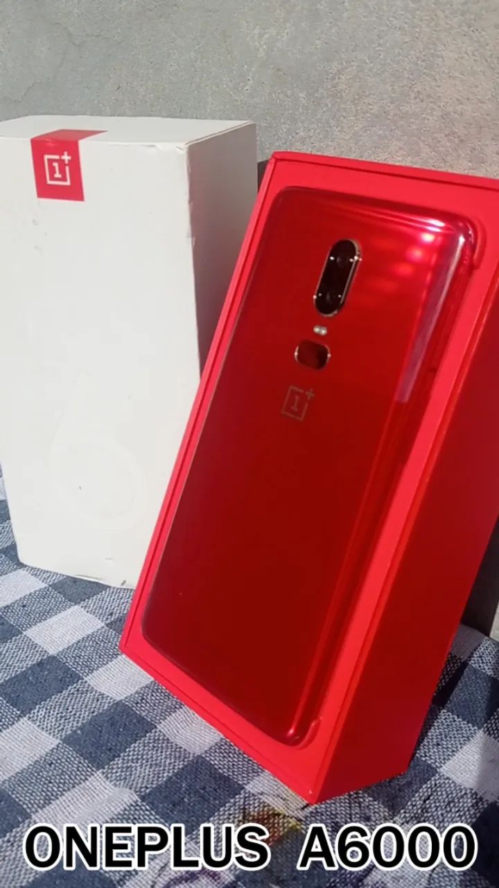 （ジャンク）Oneplus6 赤 128GB ONEPLUS A6000 ( TORRO ) - Celulares e Smartphones - Santo Afonso